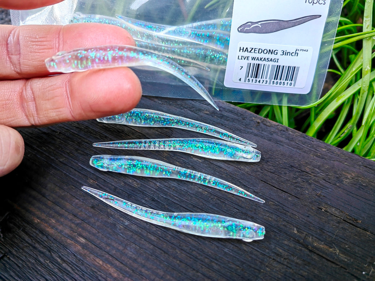 Megabass HAZEDONG 3″ #07 Live Wakasagi — 10 szt. — pełne zdjęcie główne