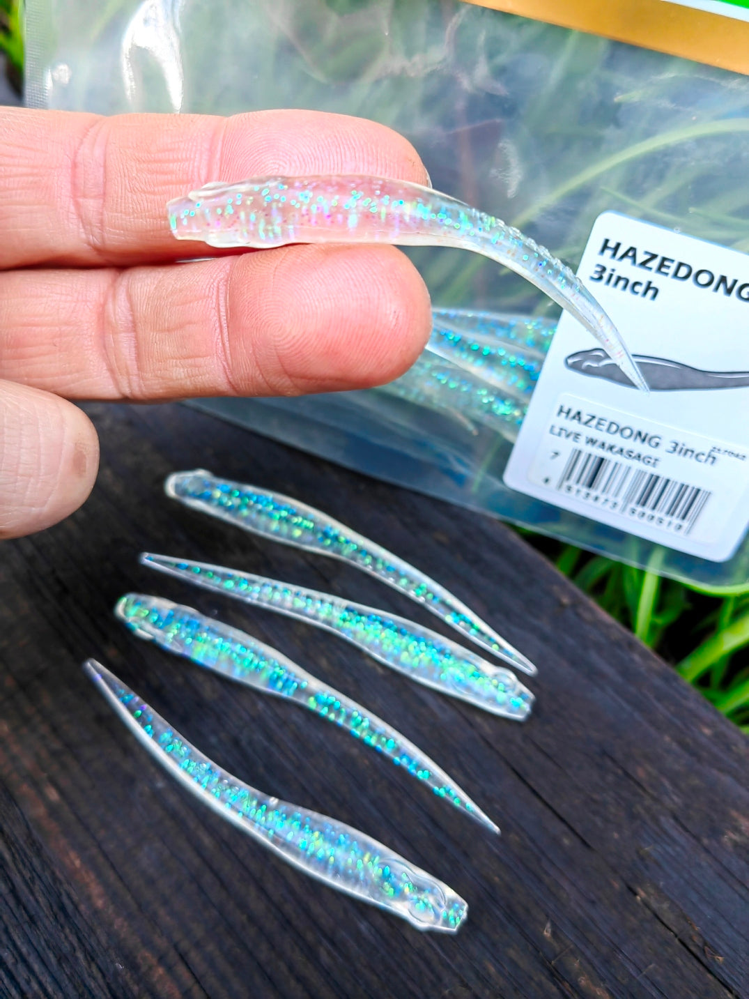Megabass HAZEDONG 3″ #07 Live Wakasagi — 10 szt. — zdjęcie produktu 2