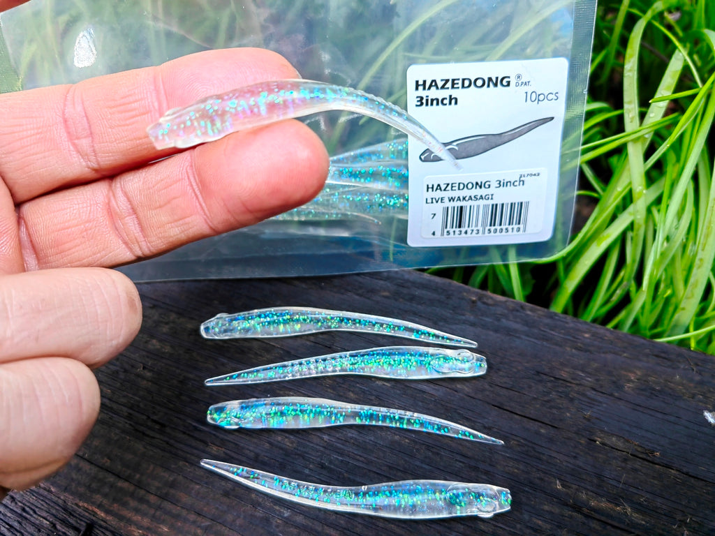 Megabass HAZEDONG 3″ #07 Live Wakasagi — 10 szt. — zdjęcie produktu 3