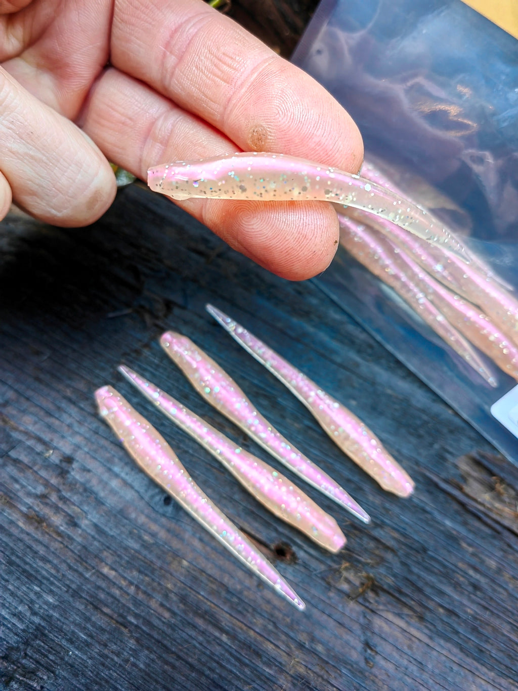 Megabass HAZEDONG 3″ #08 Aurora Shad — 10 szt. — zdjęcie produktu 3