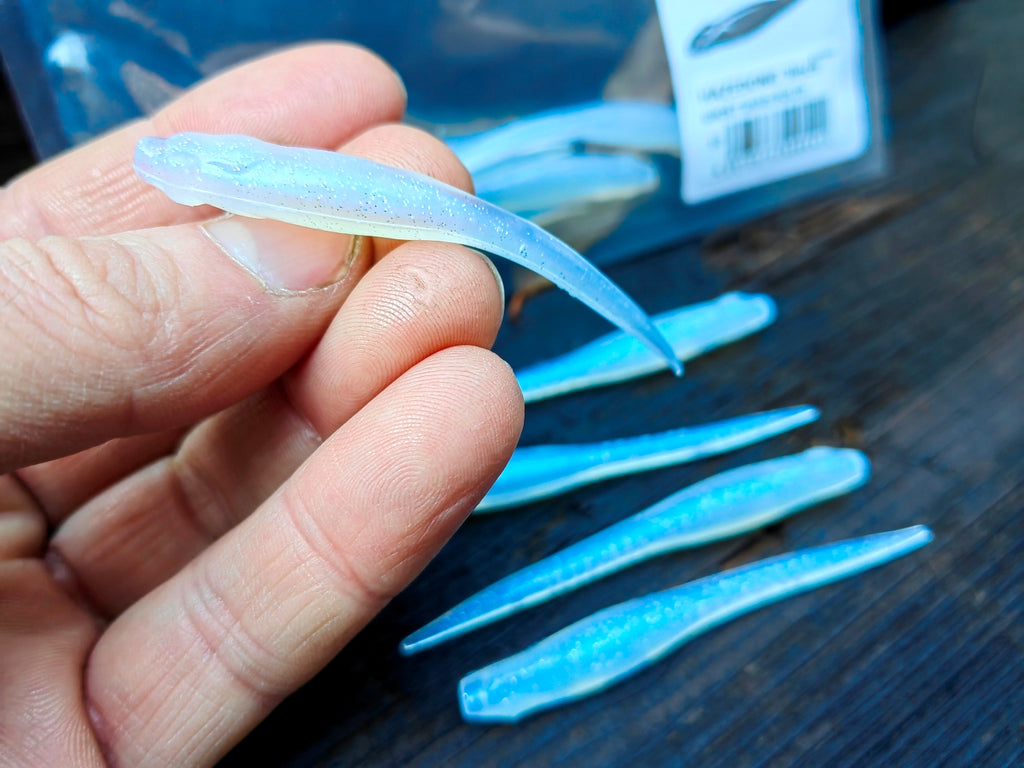 Megabass HAZEDONG 3″ #10 Ghost Shad Solid — 10 szt. — zdjęcie produktu 3