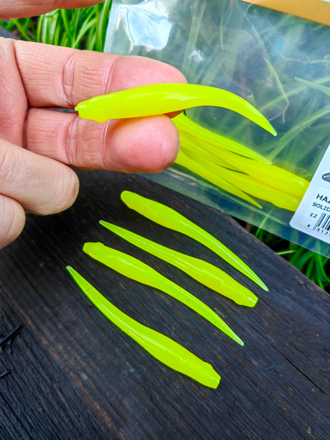 Megabass HAZEDONG 3″ #12 Solid Chart — 10 szt. — zdjęcie produktu 3