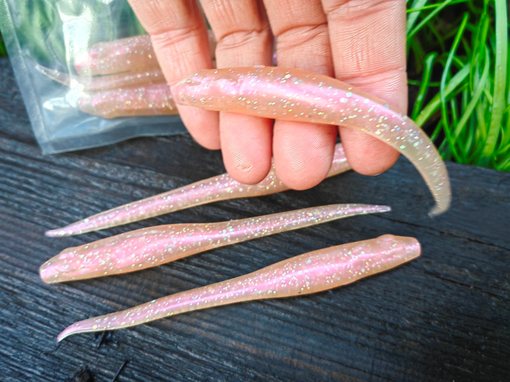 Megabass HAZEDONG 4″ #08 Aurora Shad — 7 szt. — poglądowy kolor na HAZEDONG 5 cali, oferta 4 cale — zdjęcie 2
