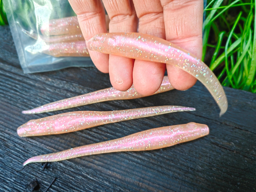 Megabass HAZEDONG 4″ #08 Aurora Shad — 7 szt. — poglądowy kolor na HAZEDONG 5 cali, oferta 4 cale — zdjęcie 3