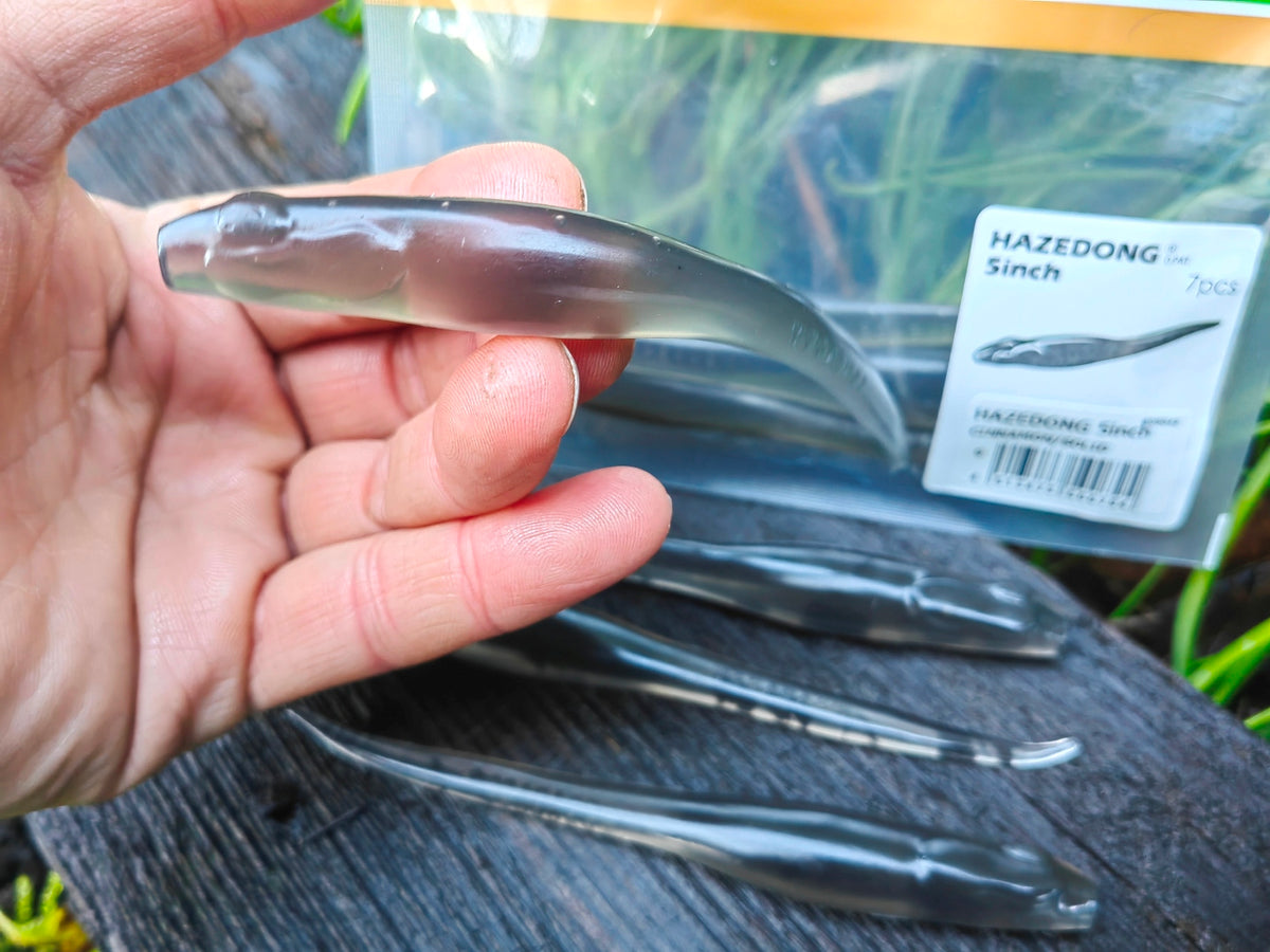 Megabass HAZEDONG 4″ #09 Cinnamon Solid — 7 szt. — poglądowy kolor na HAZEDONG 5 cali, oferta 4 cale — zdjęcie 1