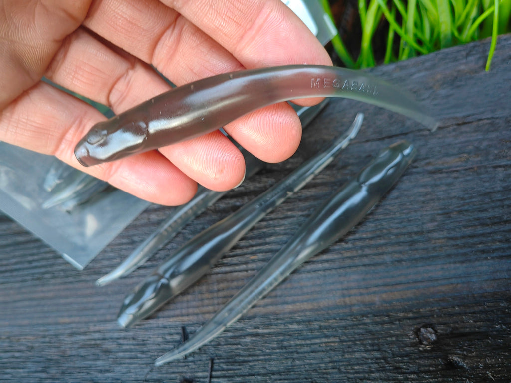 Megabass HAZEDONG 4″ #09 Cinnamon Solid — 7 szt. — poglądowy kolor na HAZEDONG 5 cali, oferta 4 cale — zdjęcie 3