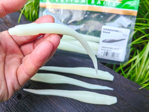 Megabass HAZEDONG 4″ #11 Solid White — 7 szt.