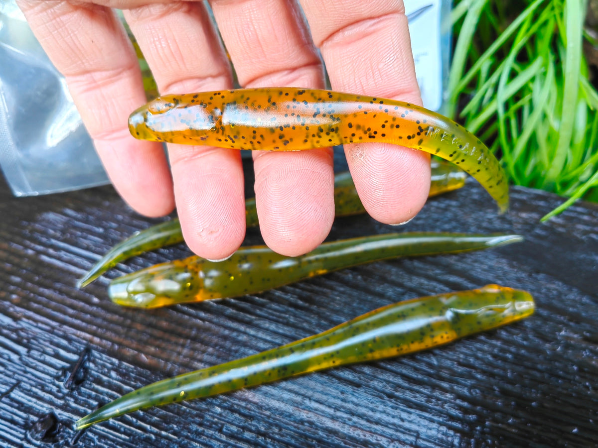 Megabass HAZEDONG 5″ #01 Dark Melon Pepper — 7 szt. — zdjęcie produktu 3