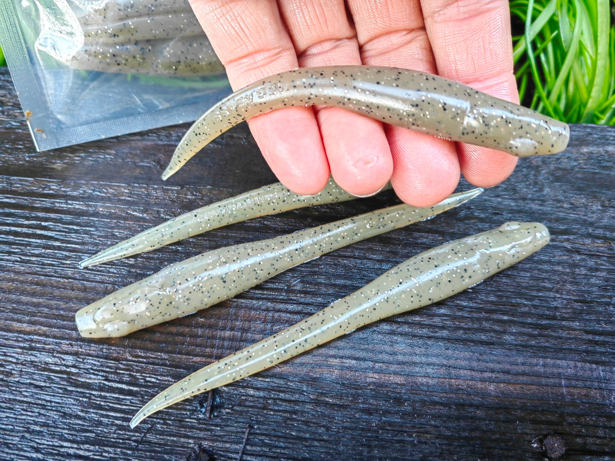 Megabass HAZEDONG 5″ #02 Light Water Melon — 7 szt. — zdjęcie produktu 2