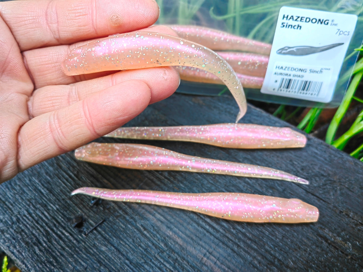 Megabass HAZEDONG 5″ #08 Aurora Shad — 7 szt. — pełne zdjęcie główne