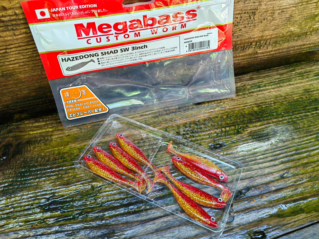 Megabass HAZEDONG SHAD SW 3″ 3″ / około 7,6 cm — AKAKIN — zdjęcie 4