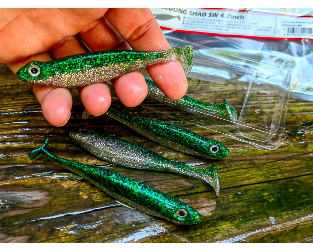 Megabass HAZEDONG SHAD SW 4.2″ 10,5 cm — #003 GREEN SILVER — zdjęcie główne