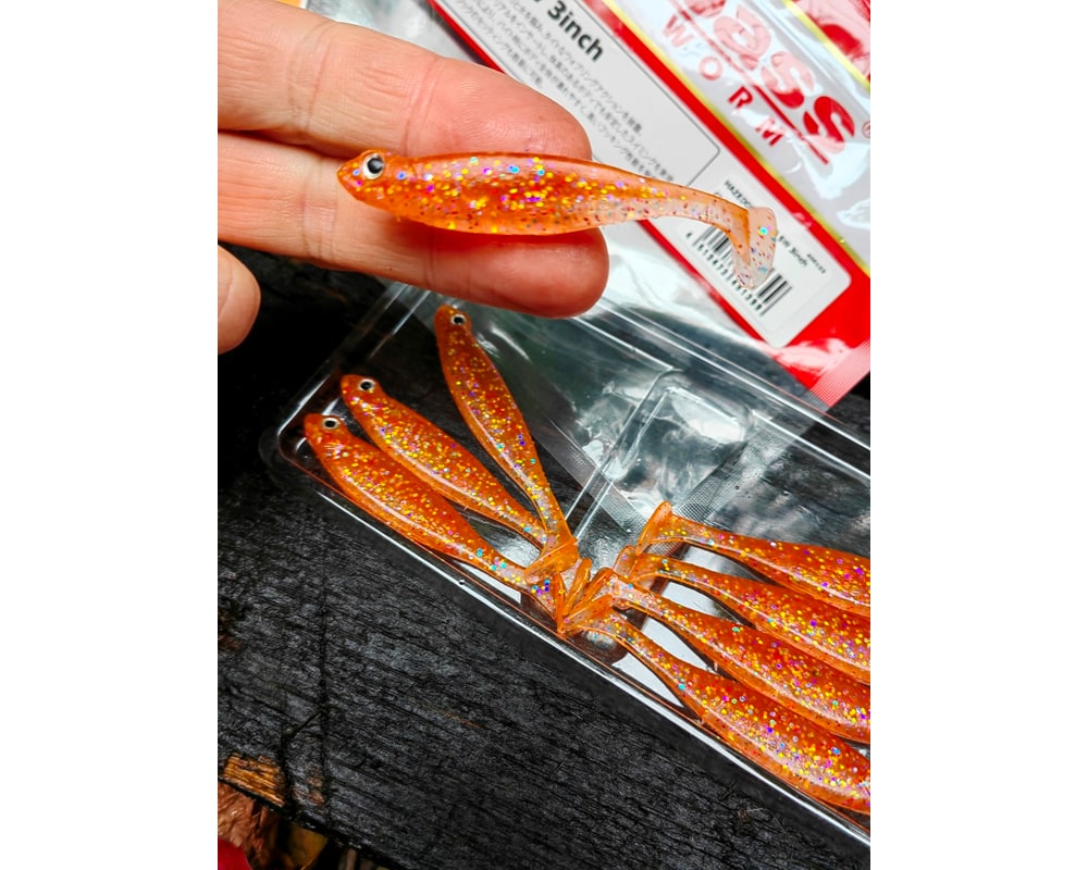Megabass HAZEDONG SHAD SW 4.2″ 10,5 cm — #006 CLEAR ORANGE — zdjęcie 2