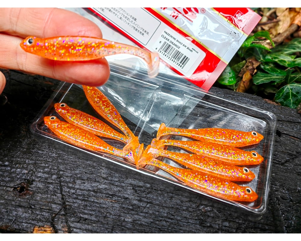 Megabass HAZEDONG SHAD SW 4.2″ 10,5 cm — #006 CLEAR ORANGE — zdjęcie 3