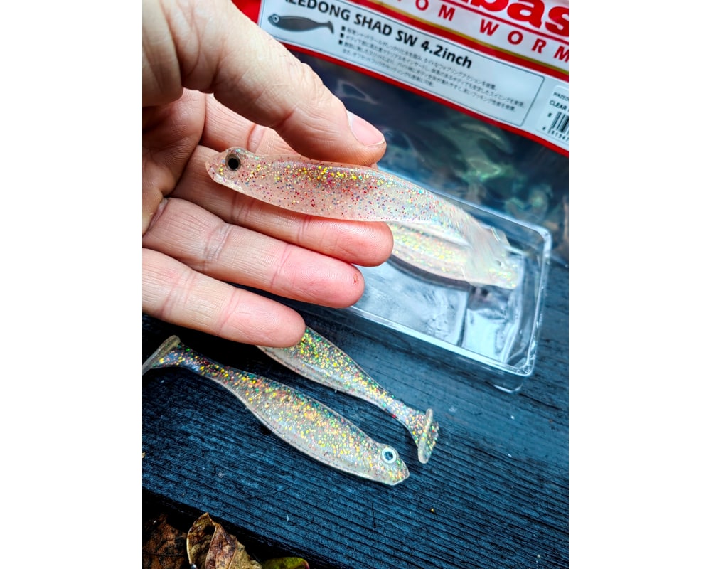 Megabass HAZEDONG SHAD SW 4.2″ 10,5 cm — #008 CLEAR HOLO — zdjęcie 2