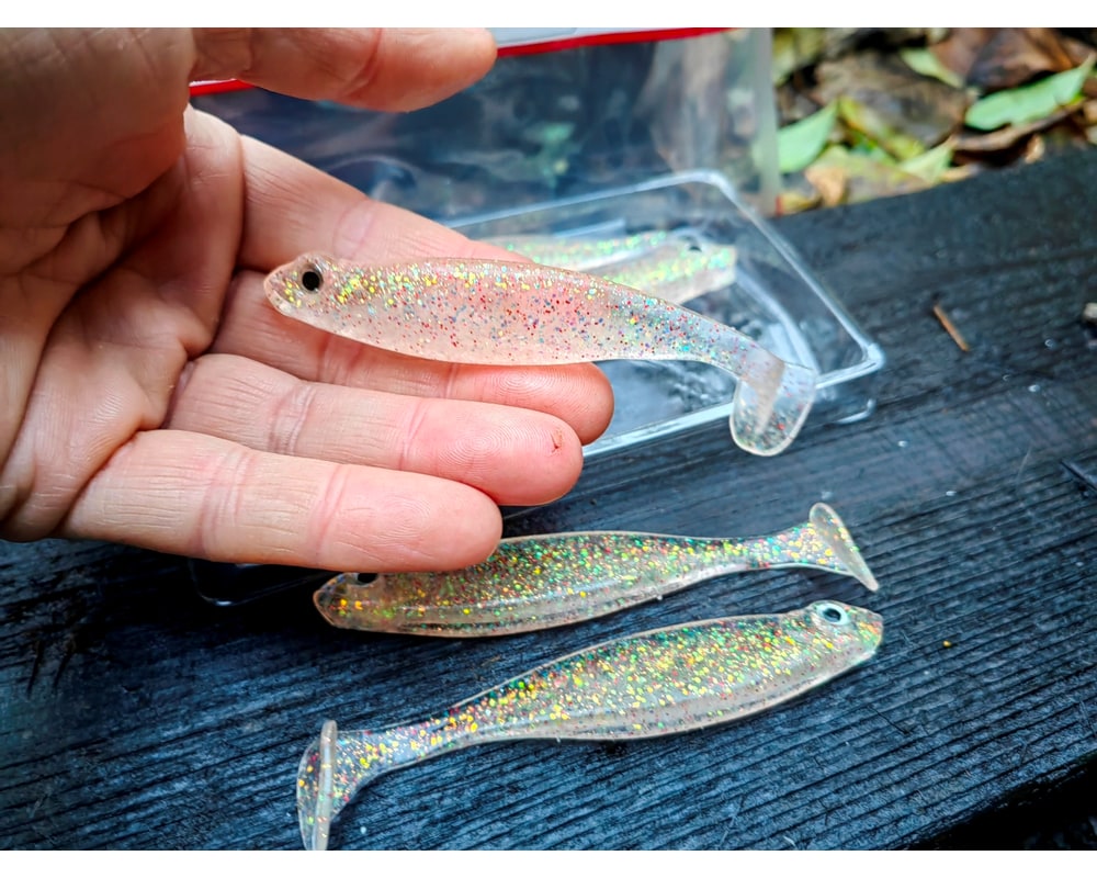 Megabass HAZEDONG SHAD SW 4.2″ 10,5 cm — #008 CLEAR HOLO — zdjęcie 4