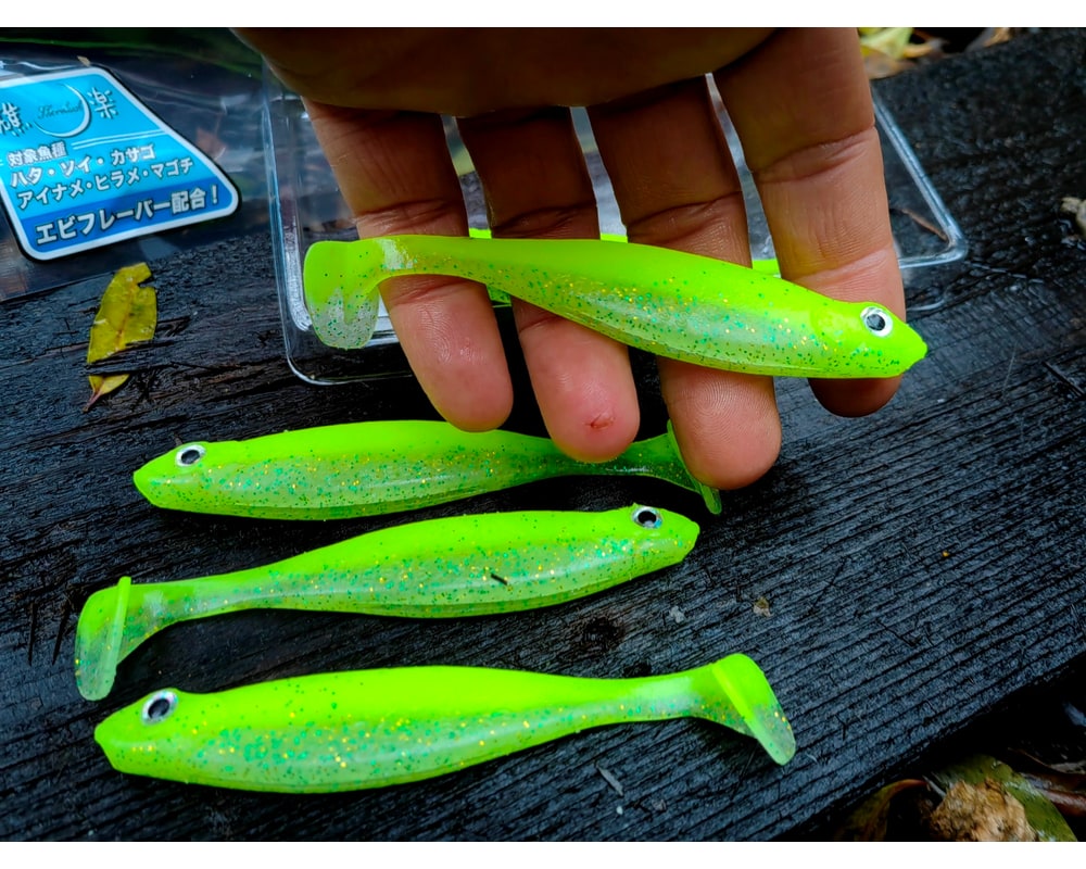 Megabass HAZEDONG SHAD SW 4.2″ 10,5 cm — #011 GLOW CHART LIME — zdjęcie 2