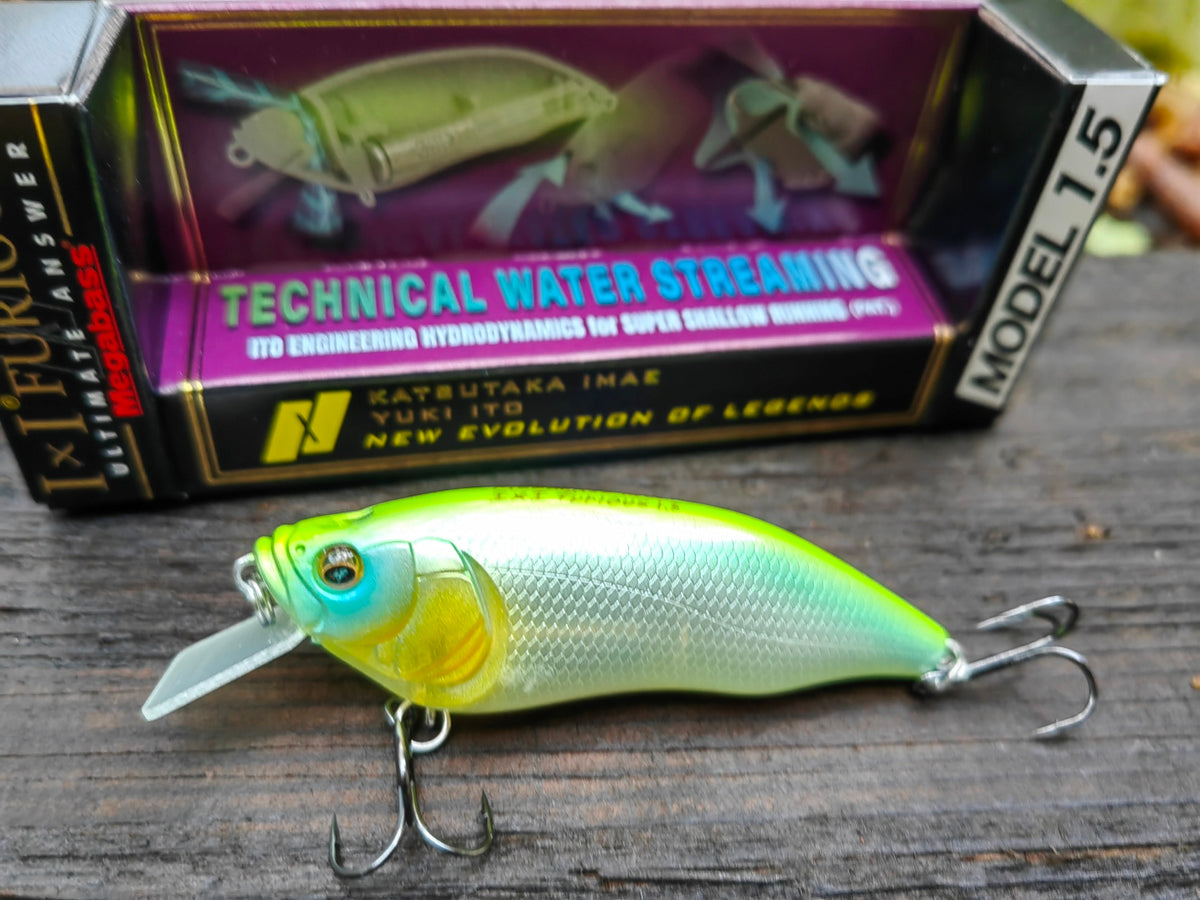 Megabass I×I FURIOUS 1.5 64 mm — #009 IK STRONG CHART — zdjęcie 2