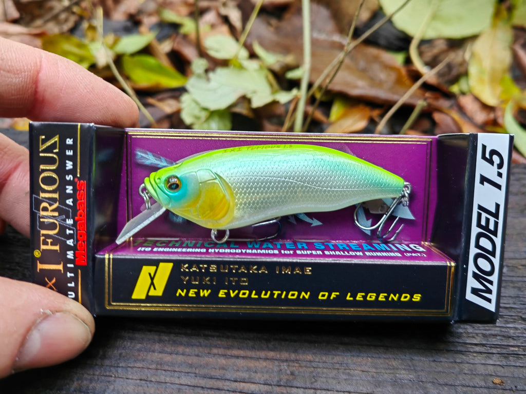 Megabass I×I FURIOUS 1.5 64 mm — #009 IK STRONG CHART — zdjęcie 3