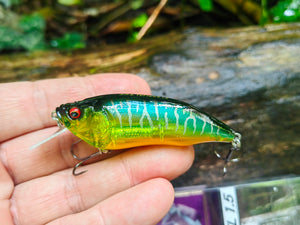Megabass I×I FURIOUS 1.5 64 mm — #010 CLEAR HOT TIGER