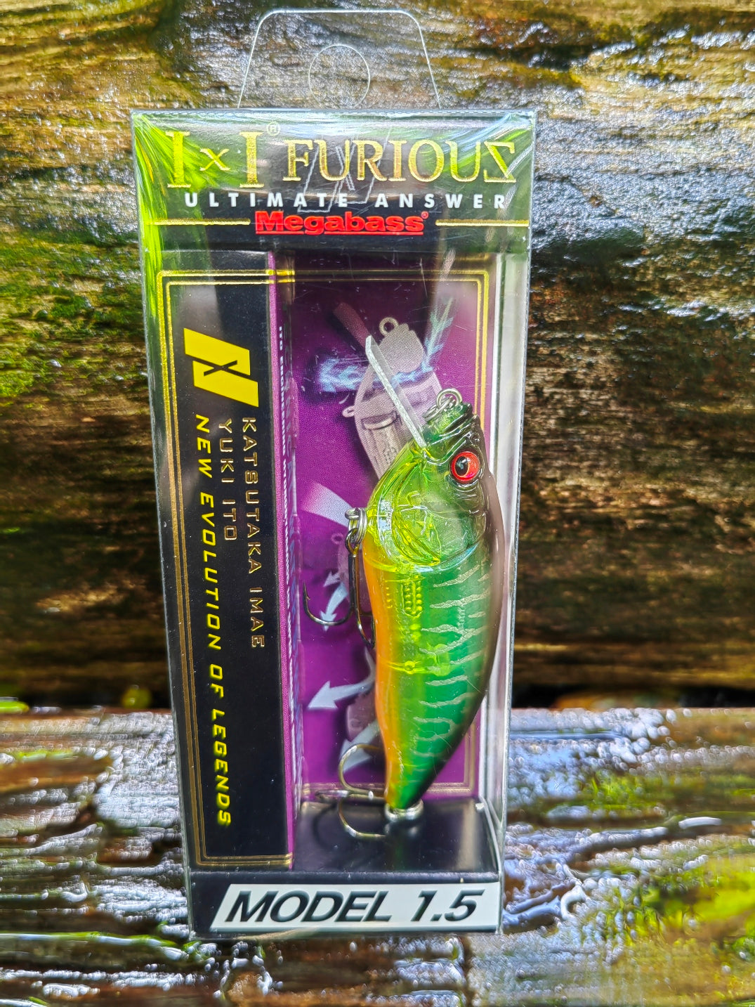 Megabass I×I FURIOUS 1.5 64 mm — #010 CLEAR HOT TIGER — zdjęcie 3