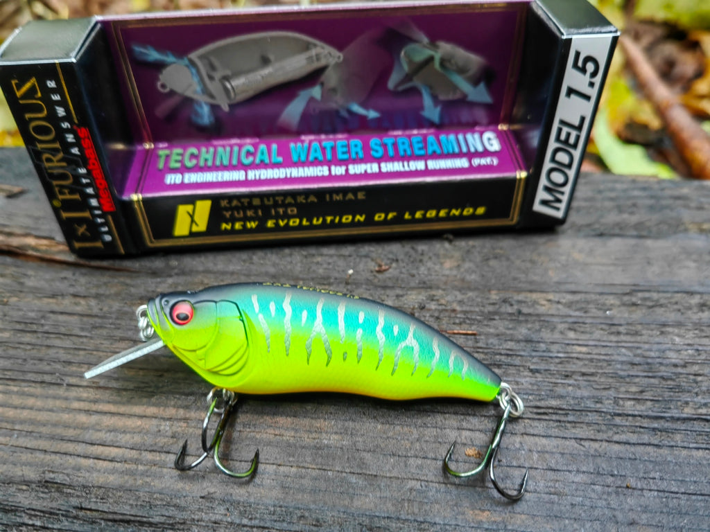 Megabass I×I FURIOUS 1.5 64 mm — #012 MAT TIGER — zdjęcie 2