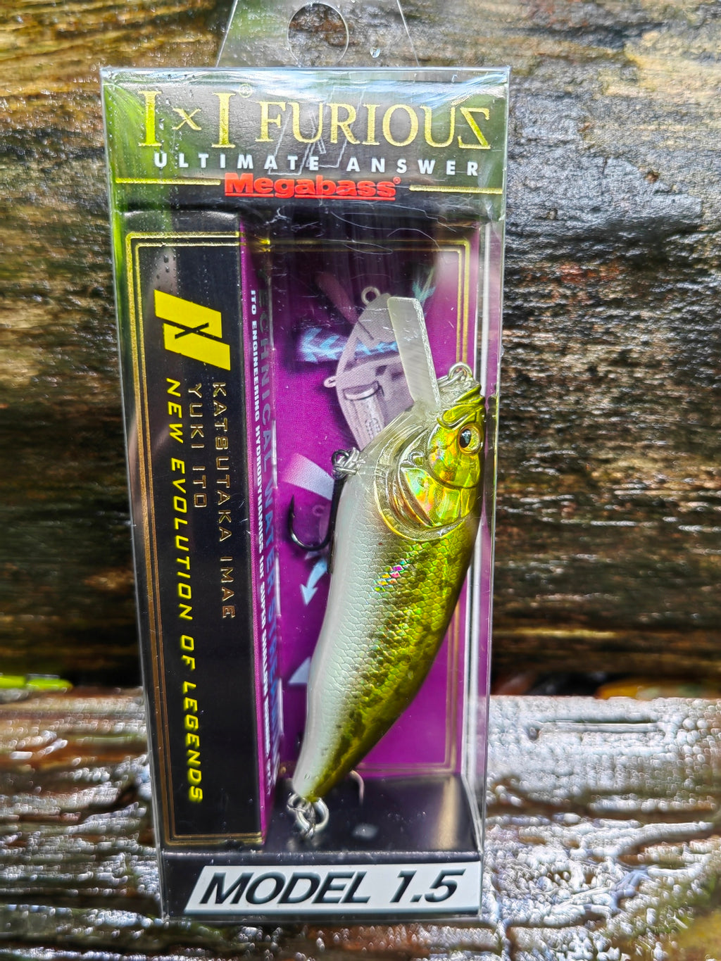 Megabass I×I FURIOUS 1.5 64 mm — #013 GG BASS — zdjęcie 3