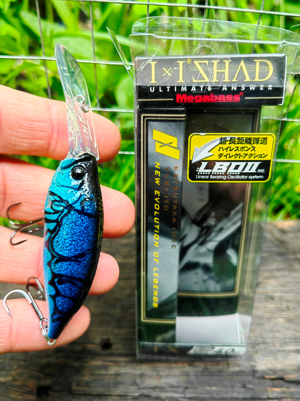 Megabass I×I SHAD TX 57 mm 7 g — BLUE CRAW — zdjęcie 4