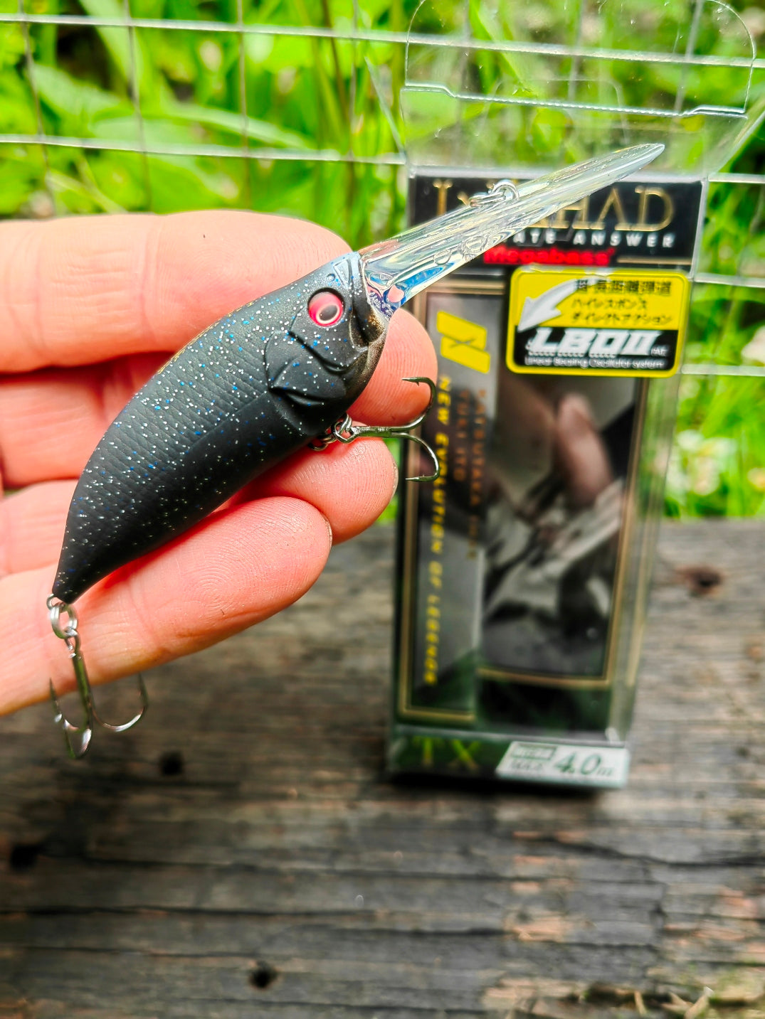 Megabass I×I SHAD TX 57 mm 7 g — BLACK HOLE — zdjęcie główne
