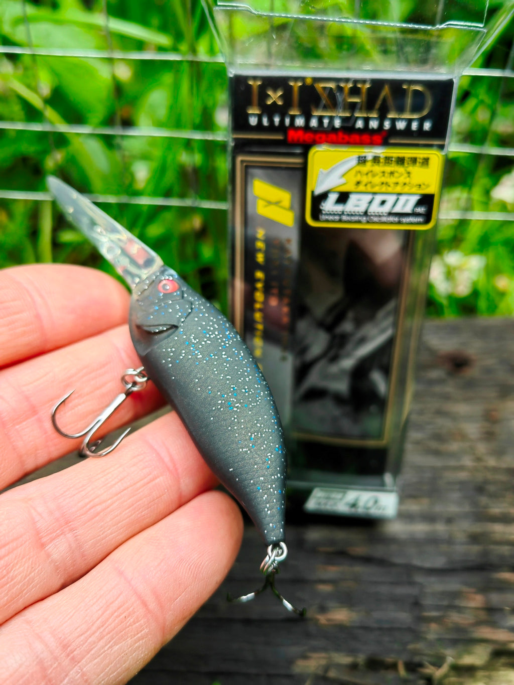 Megabass I×I SHAD TX 57 mm 7 g — BLACK HOLE — zdjęcie 2