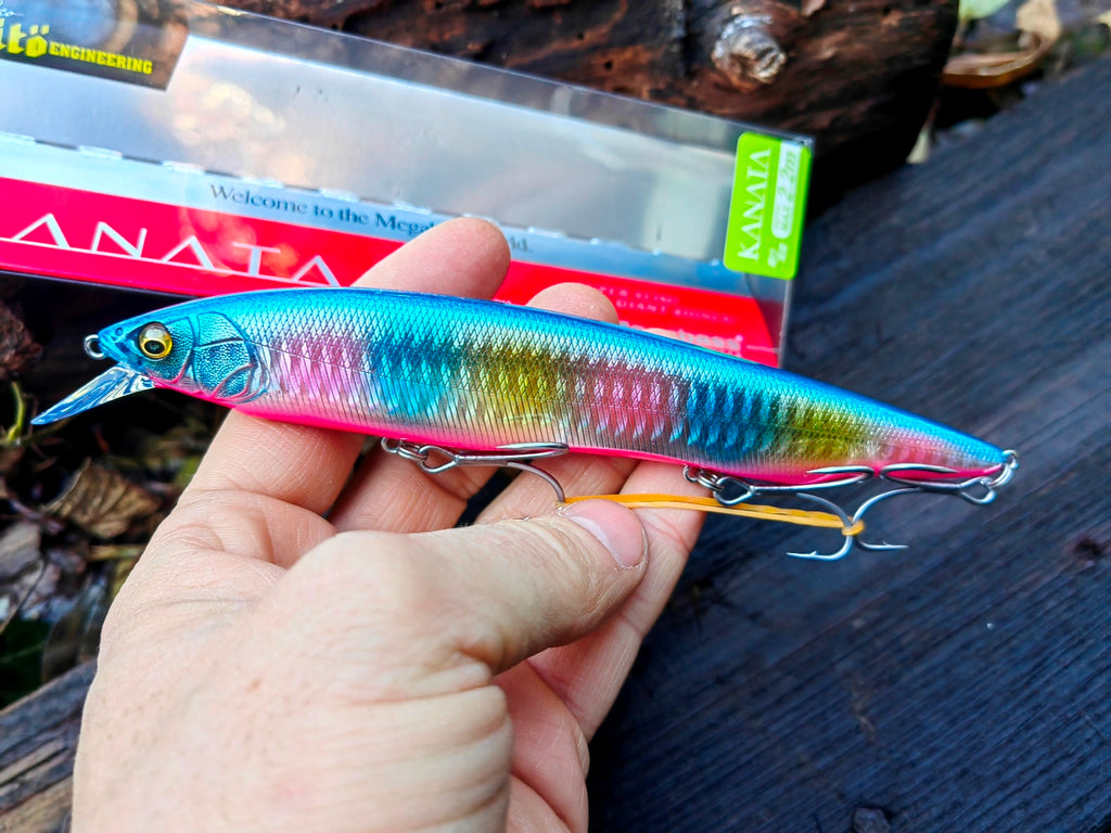 Megabass KANATA SW 160 mm 31 g — GLX BLUPIN RAINBOW — zdjęcie 2