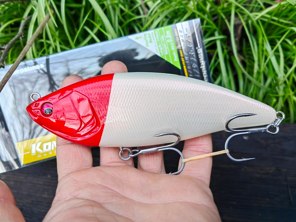 Megabass KONOSIRUS SWIMMER (F) 150 mm 68 g — PM RED HEAD — zdjęcie 2