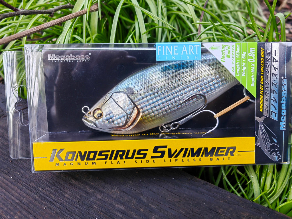 Megabass KONOSIRUS SWIMMER (F) 150 mm 68 g — FA KONOSHIRO — zdjęcie 3