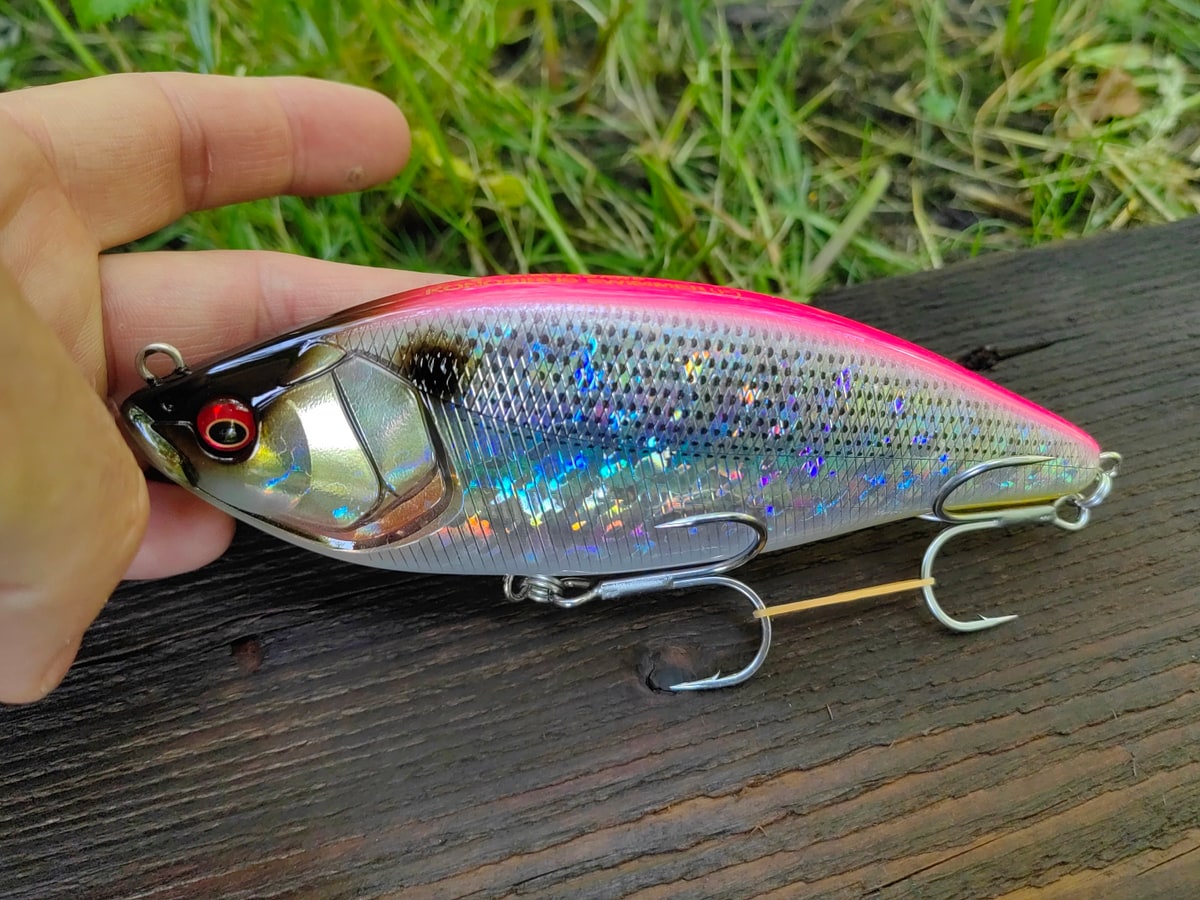 Megabass KONOSIRUS SWIMMER (F) 150 mm 68 g — GG PINK BACK KONOSHIRO — zdjęcie 3