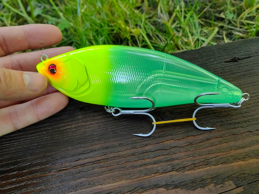 Megabass KONOSIRUS SWIMMER (F) 150 mm 68 g — GHOST LIME CHART HEAD — zdjęcie główne