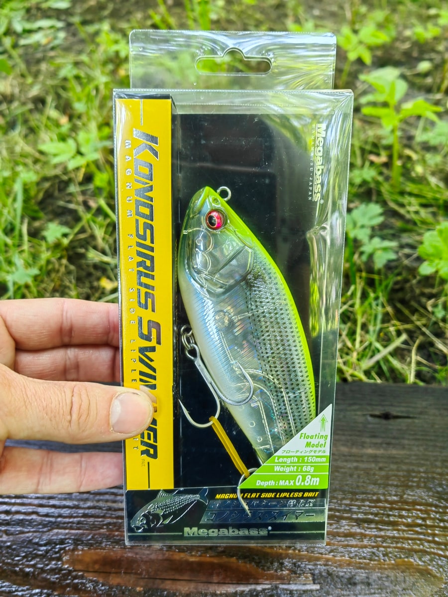 Megabass KONOSIRUS SWIMMER (F) 150 mm 68 g — GP GHOST CHART KONOSHIRO — zdjęcie 4
