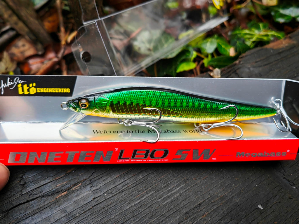 Megabass ONETEN LBO SW 115 mm — #05 GG GOLD LIME — zdjęcie 3