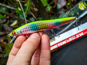 Megabass ONETEN LBO SW 115 mm — #06 GG CHART BACK RAINBOW PB