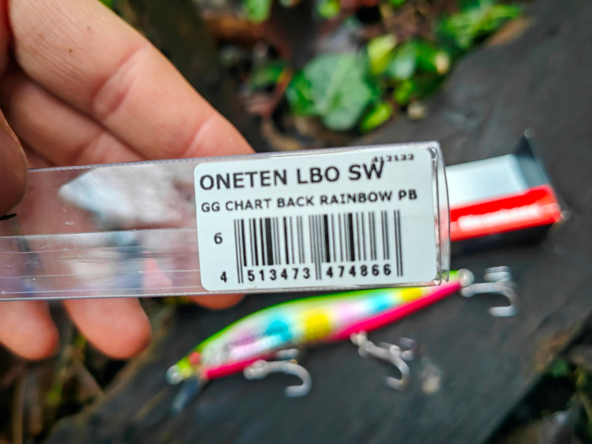 Megabass ONETEN LBO SW 115 mm — #06 GG CHART BACK RAINBOW PB — zdjęcie 4