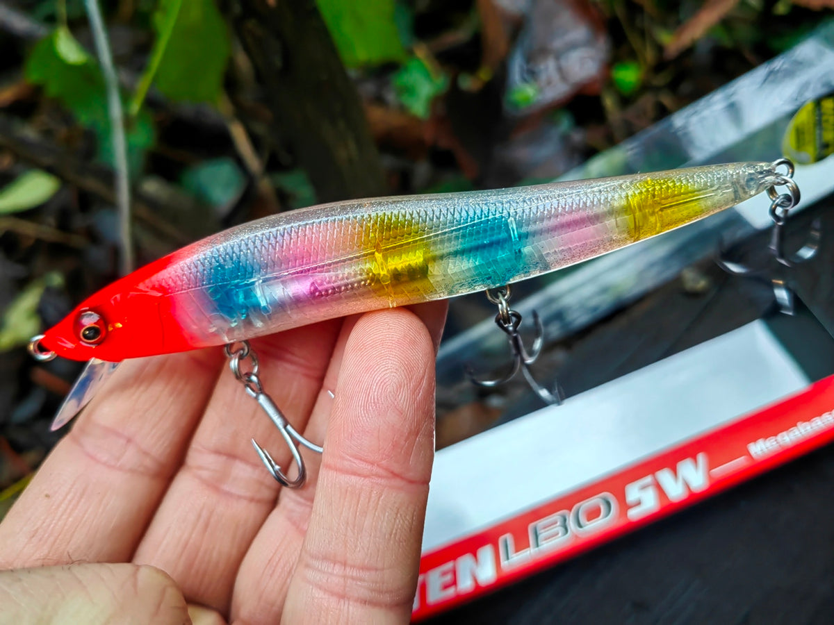 Megabass ONETEN LBO SW 115 mm — #07 GLX CANDY RED HEAD — zdjęcie główne