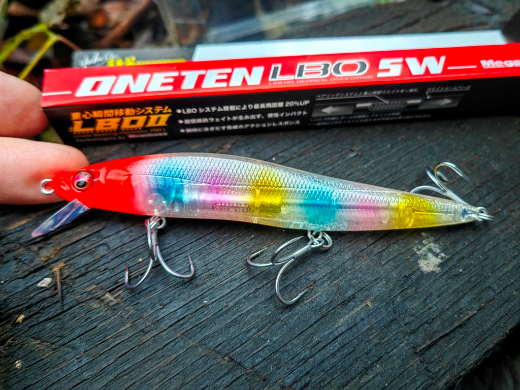 Megabass ONETEN LBO SW 115 mm — #07 GLX CANDY RED HEAD — zdjęcie 2