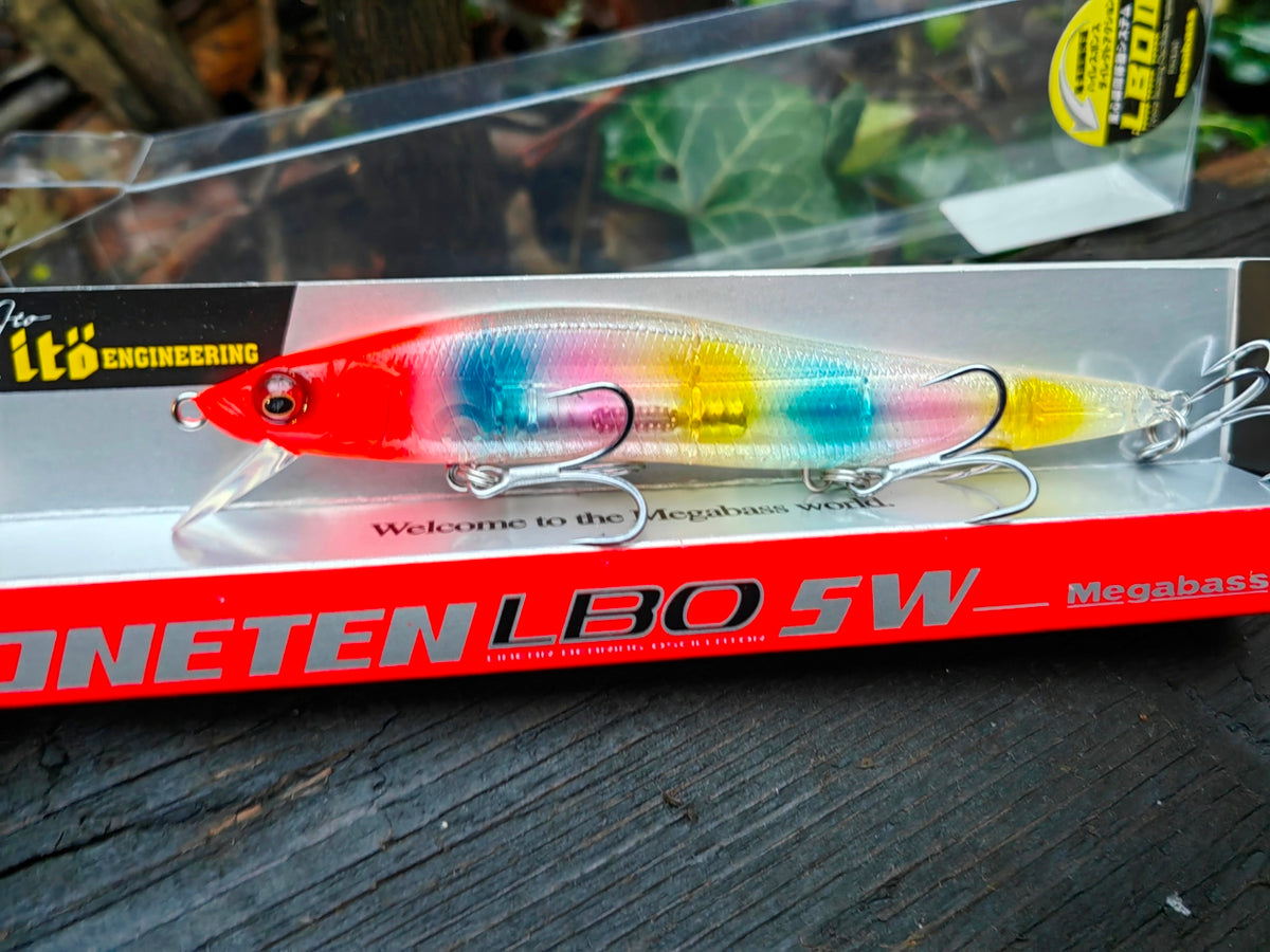 Megabass ONETEN LBO SW 115 mm — #07 GLX CANDY RED HEAD — zdjęcie 3
