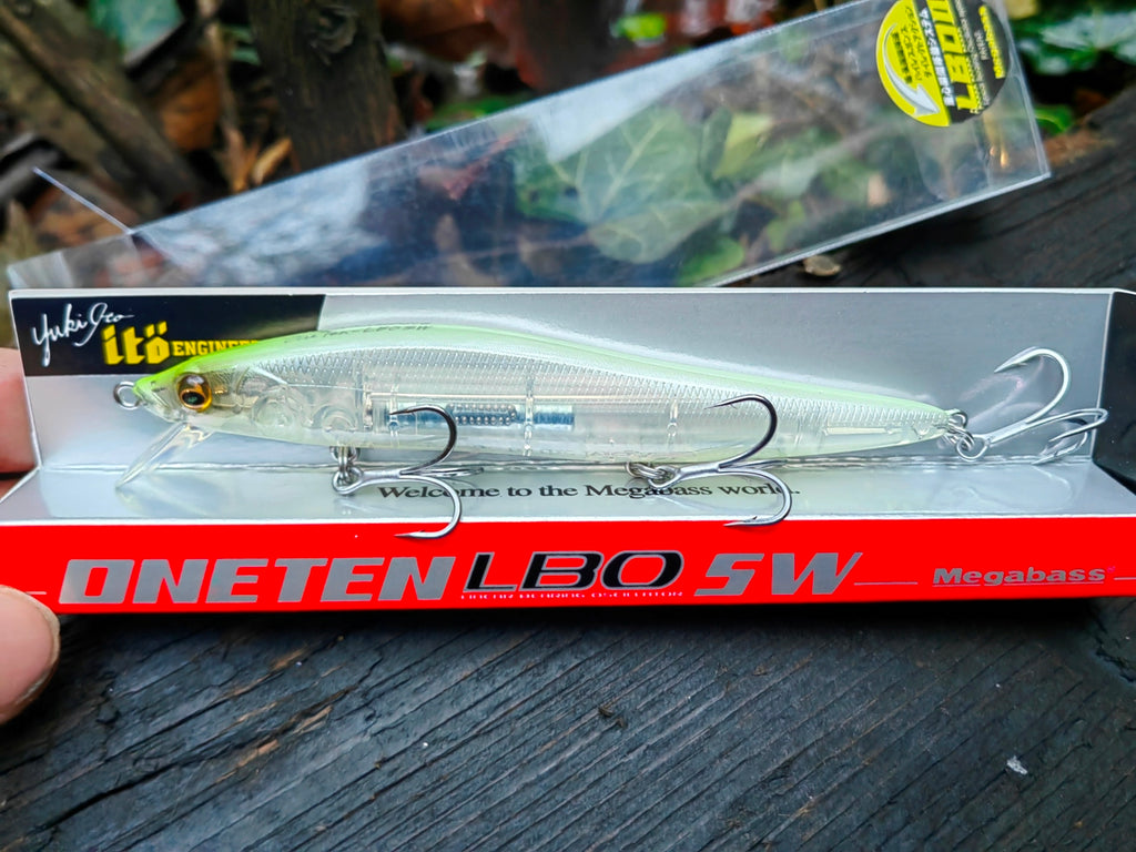 Megabass ONETEN LBO SW 115 mm — #08 PM SEE-THROUGH LEMON — zdjęcie 3