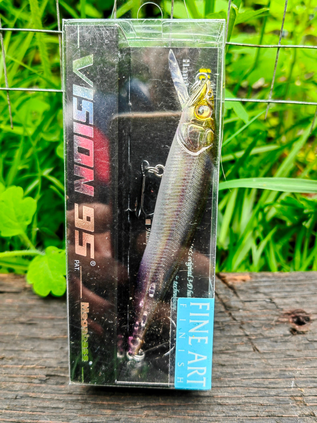 Megabass VISION 95 Q-GO 95 mm 10,6 g — FA GHOST WAKASAGI — zdjęcie 3