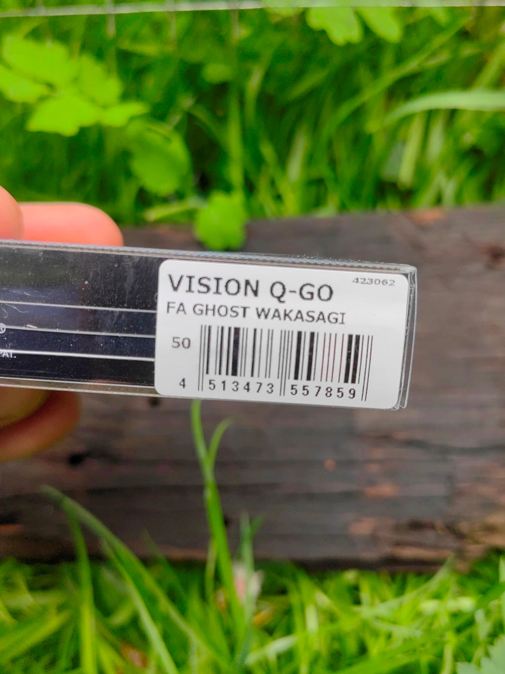 Megabass VISION 95 Q-GO 95 mm 10,6 g — FA GHOST WAKASAGI — zdjęcie 4