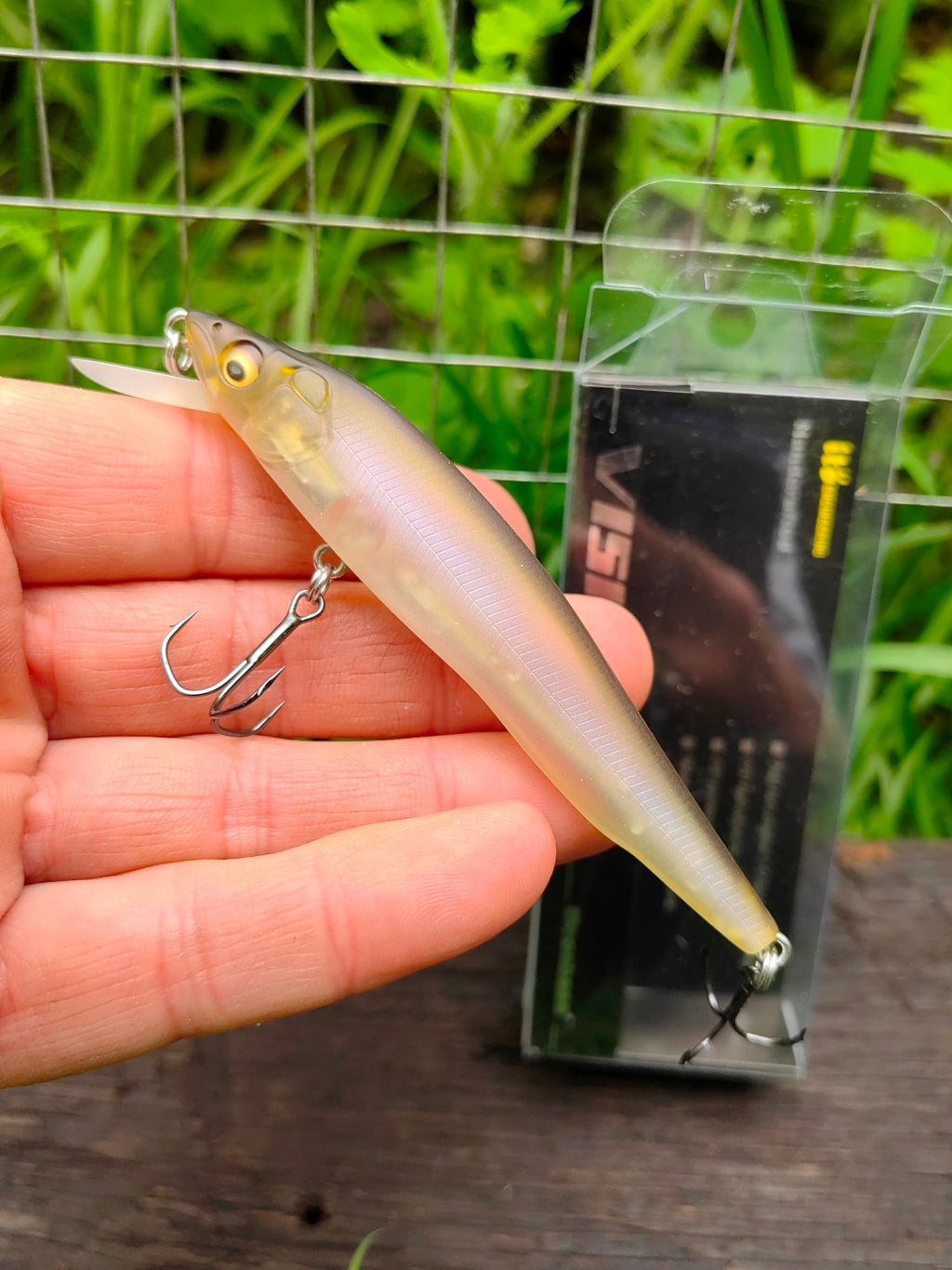 Megabass VISION 95 Q-GO 95 mm 10,6 g — MAT SHAD — zdjęcie główne
