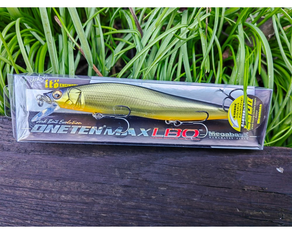 Megabass VISION ONETEN MAX LBO 135 mm — #05 M CHAMPAGNE KINKURO — zdjęcie 4