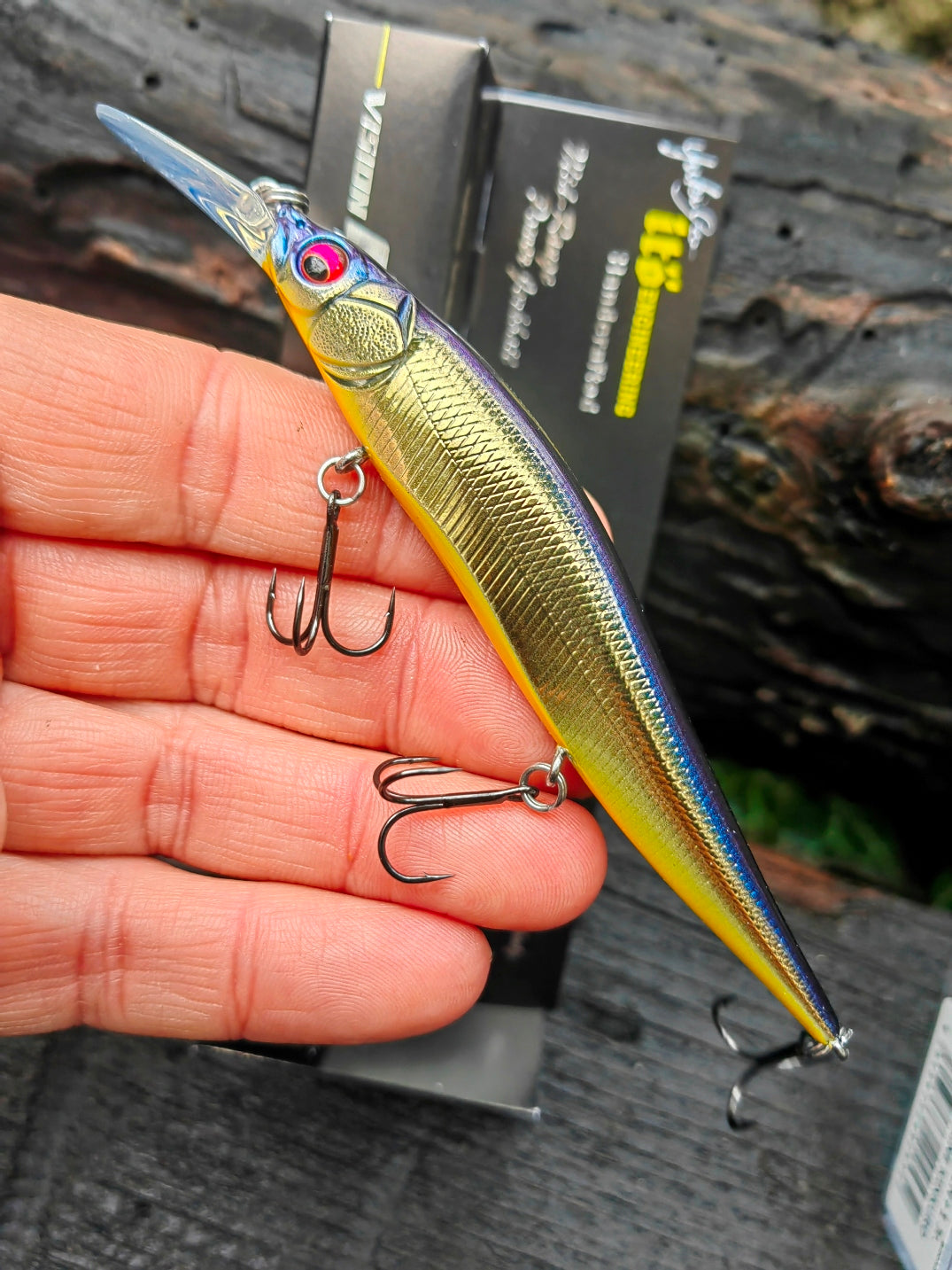 Megabass VISION ONETEN+1 Jr. 98 mm — #006 M CHAMPAGNE KINKURO — zdjęcie główne