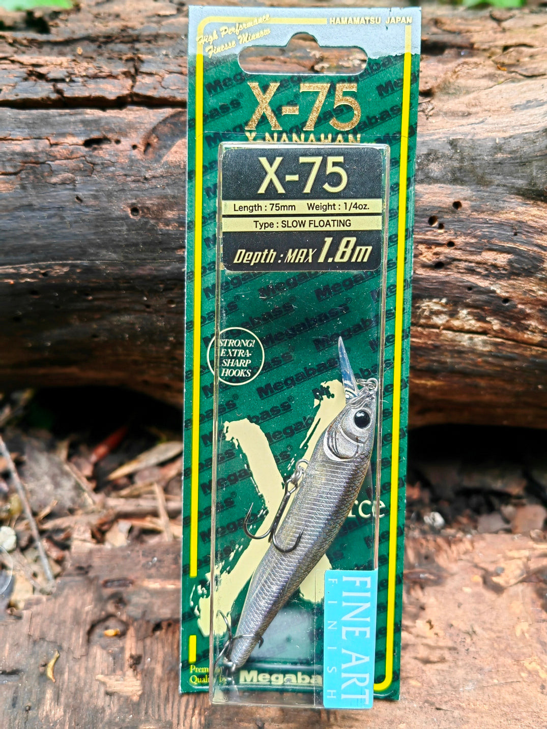 Megabass X-NANAHAN 75 mm 7 g — FA SHIRAUO — zdjęcie główne
