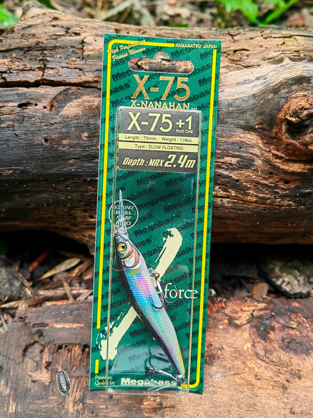 Megabass X-NANAHAN+1 75 mm 7 g — LZ SATOSHIN CHIAYU — zdjęcie główne